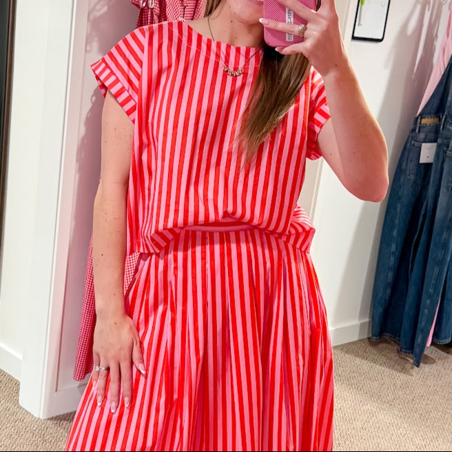 Days In The Sun Striped Top