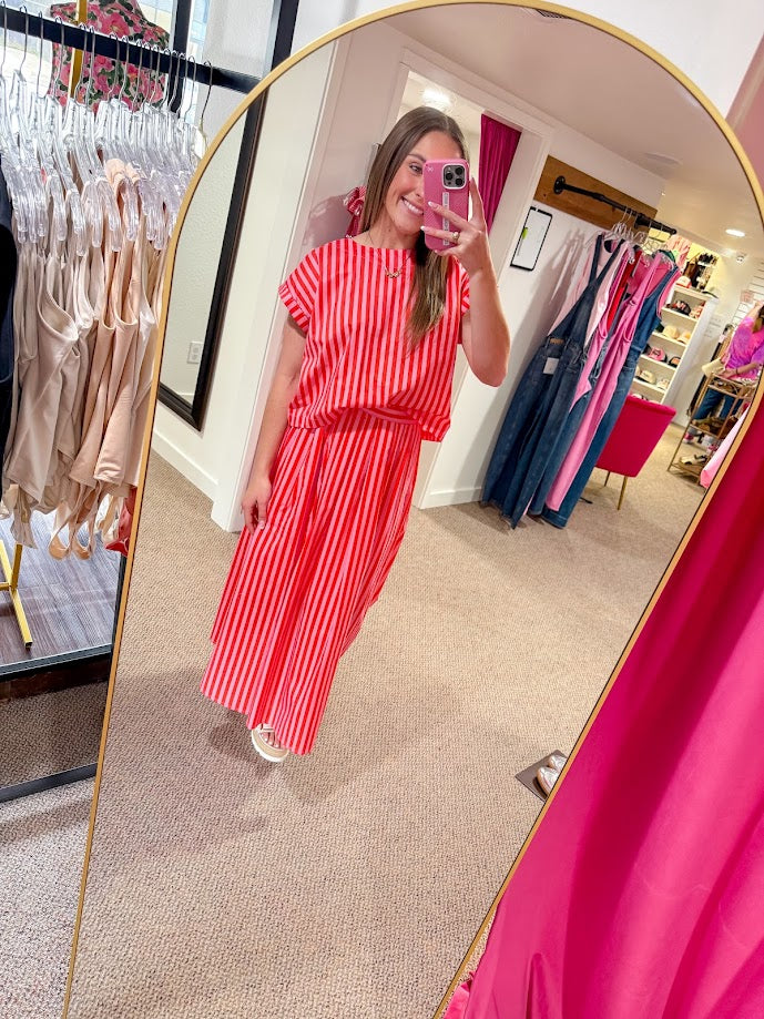 Days In The Sun Striped Top