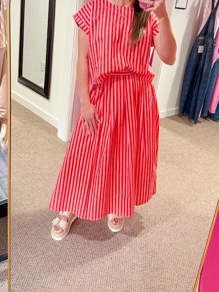 Days In The Sun Striped Top