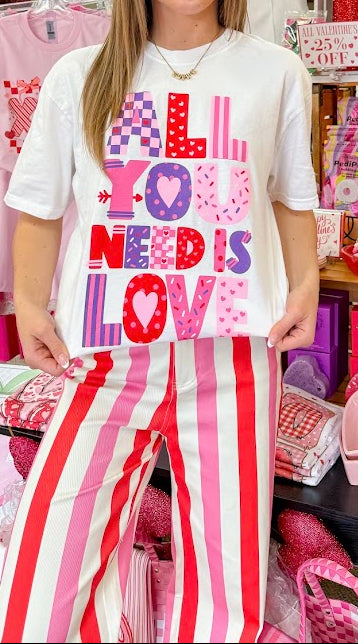 All You Need Is Love Tee - White