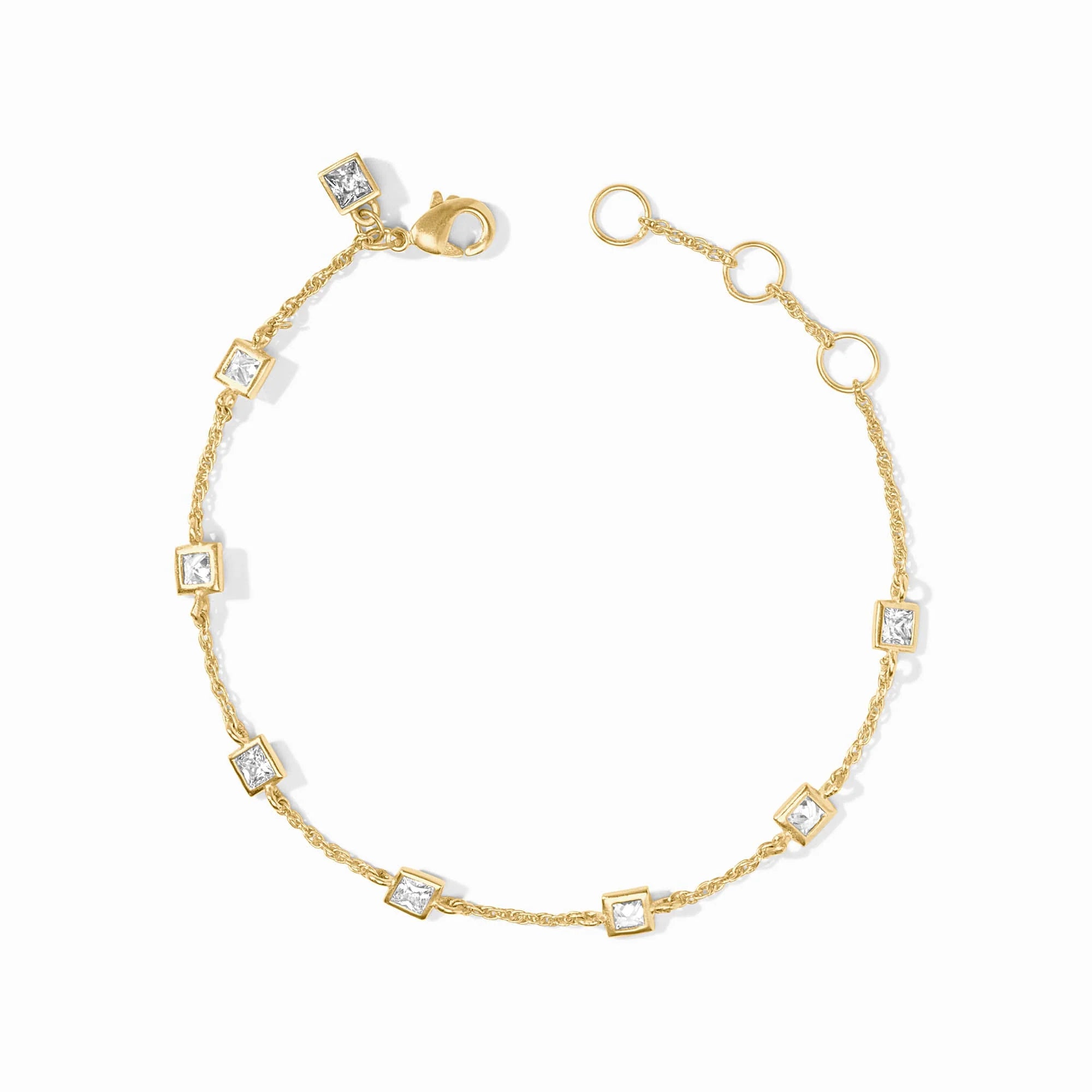 [Julie Vos] Jolie Delicate Bracelet-Gold-CZ