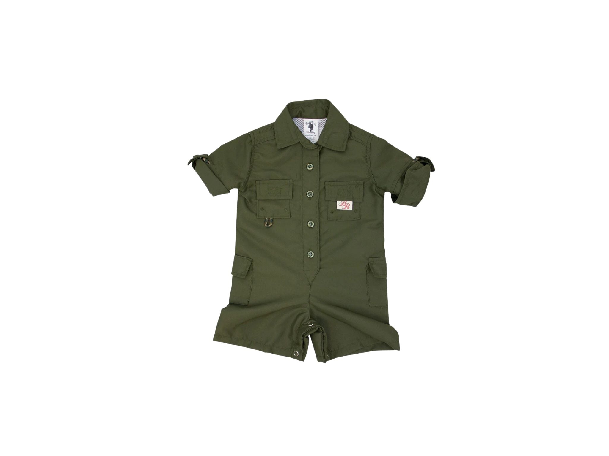 Bull Red Fishing-Infant-Army Green