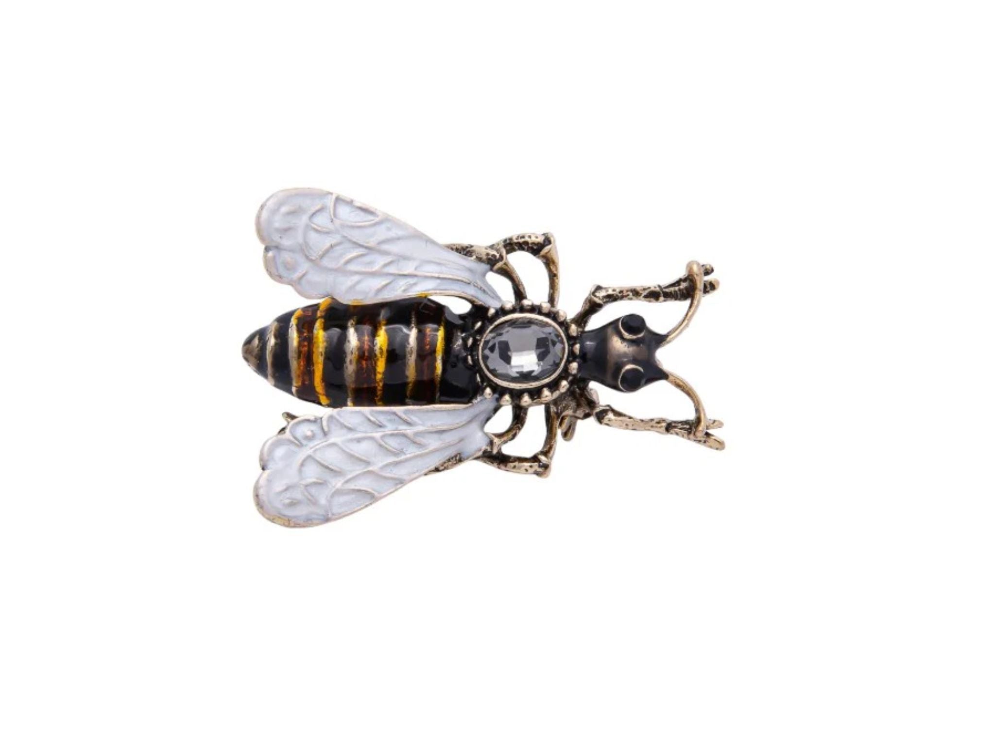Queen Bee Stone Brooch Pin
