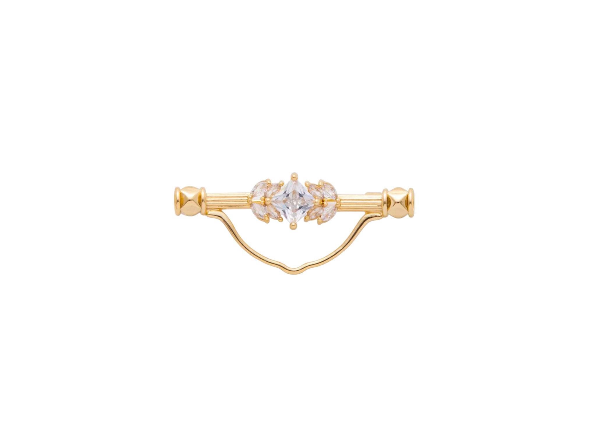 Vintage Crystal Brooch