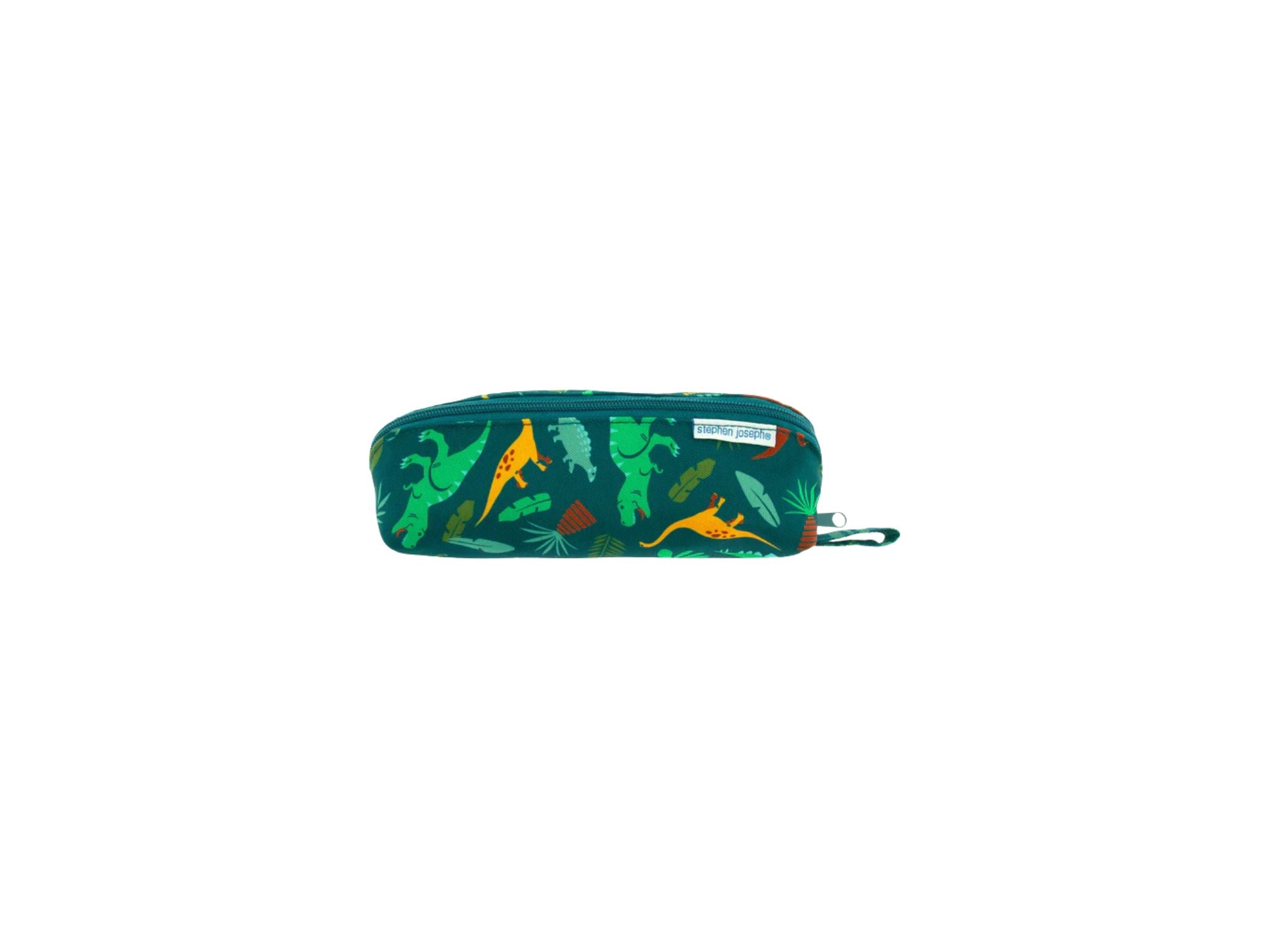 {Stephen Joseph} Pencil Pouch- Green Dino