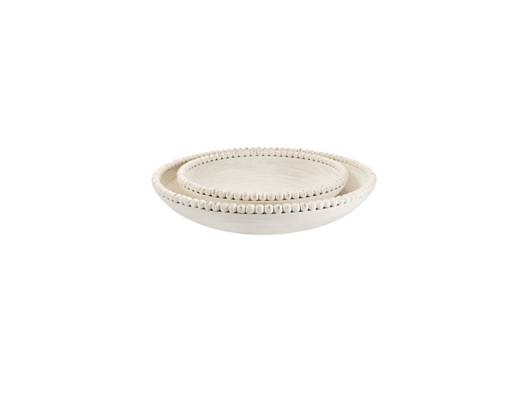 Nested Beaded Bowl Set