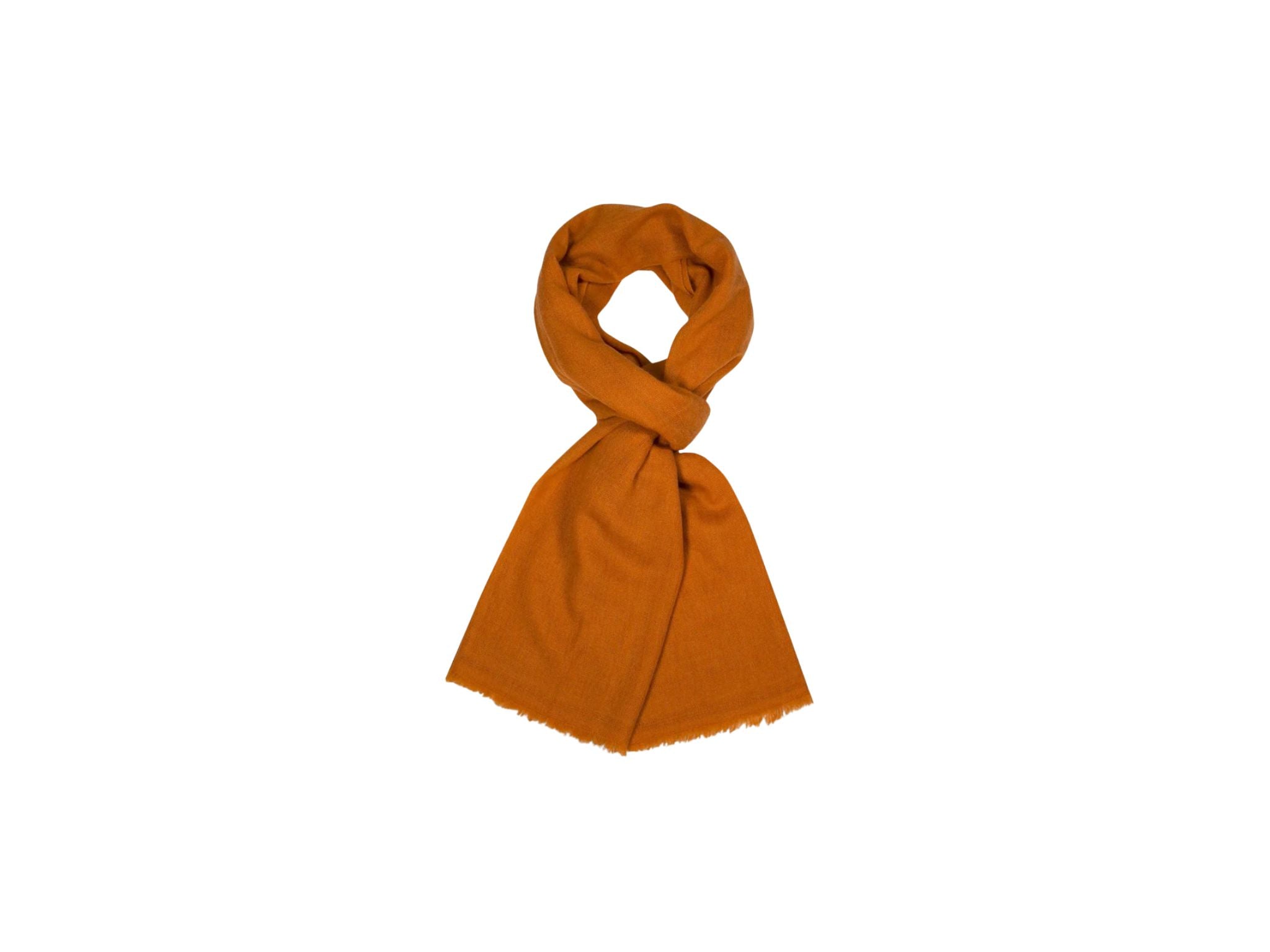 Color Cashmere Scarf- Orange