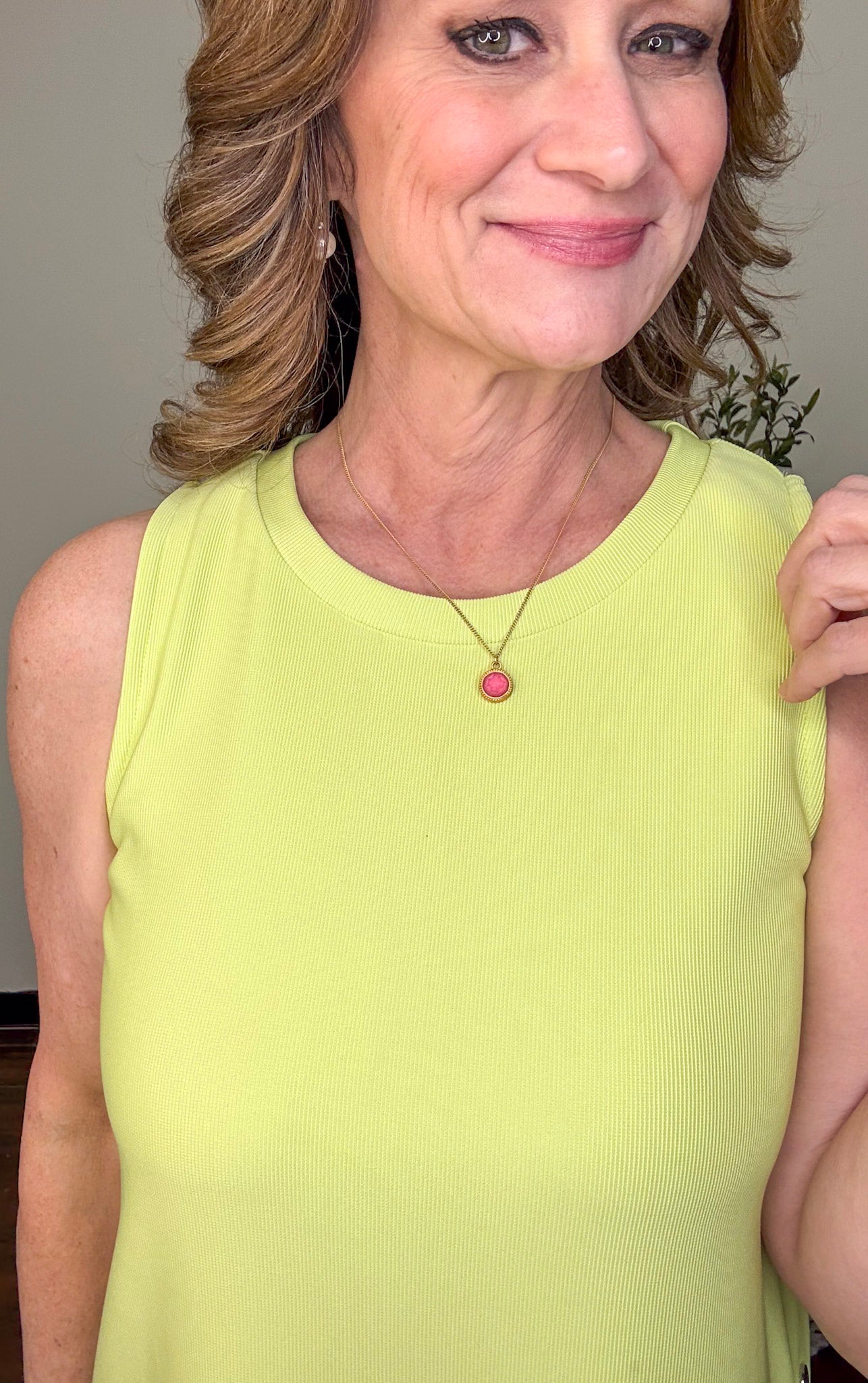 The Coastline Classic Dress - Lime