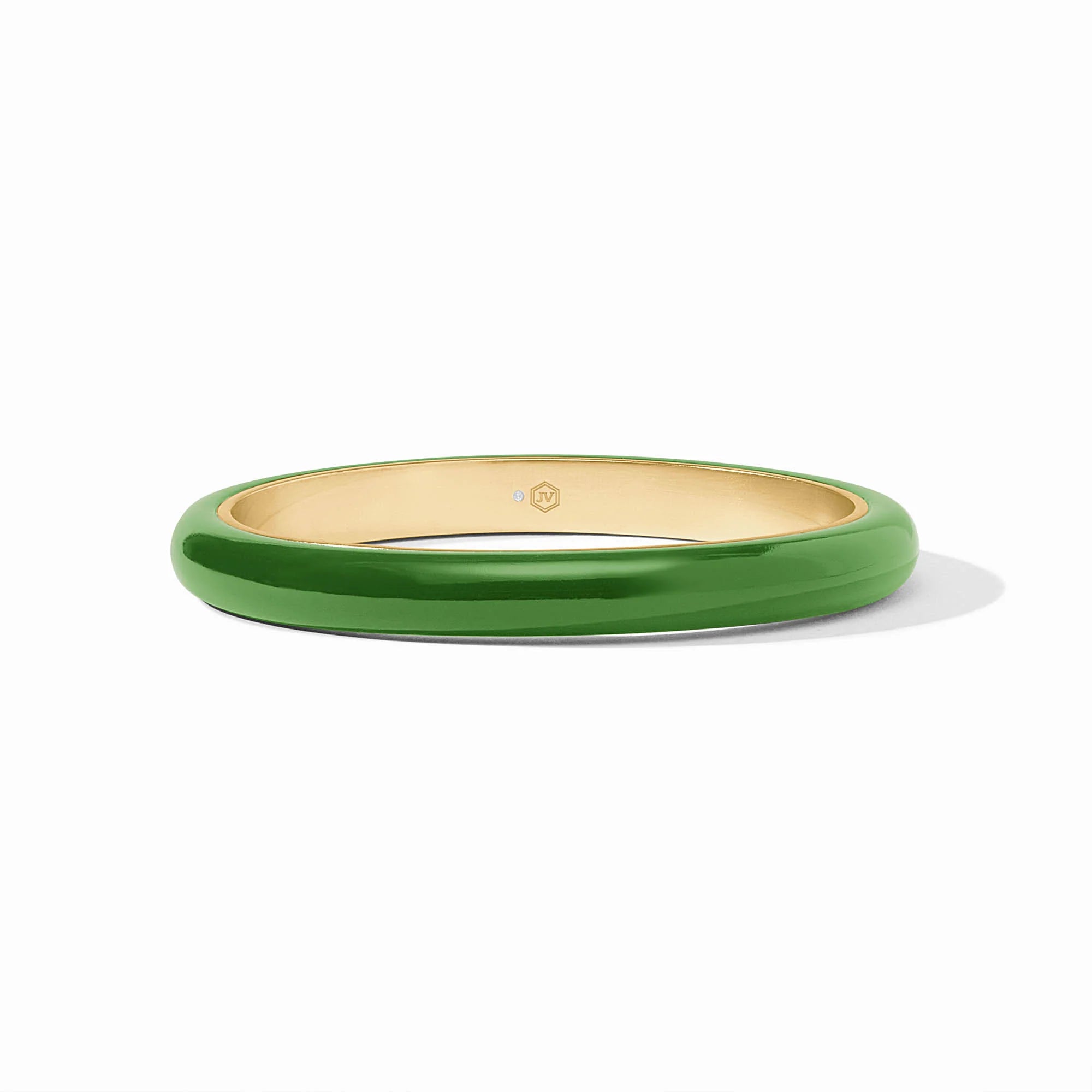 [Julie Vos]Madison Statement Bangle-Palmetto Green-M