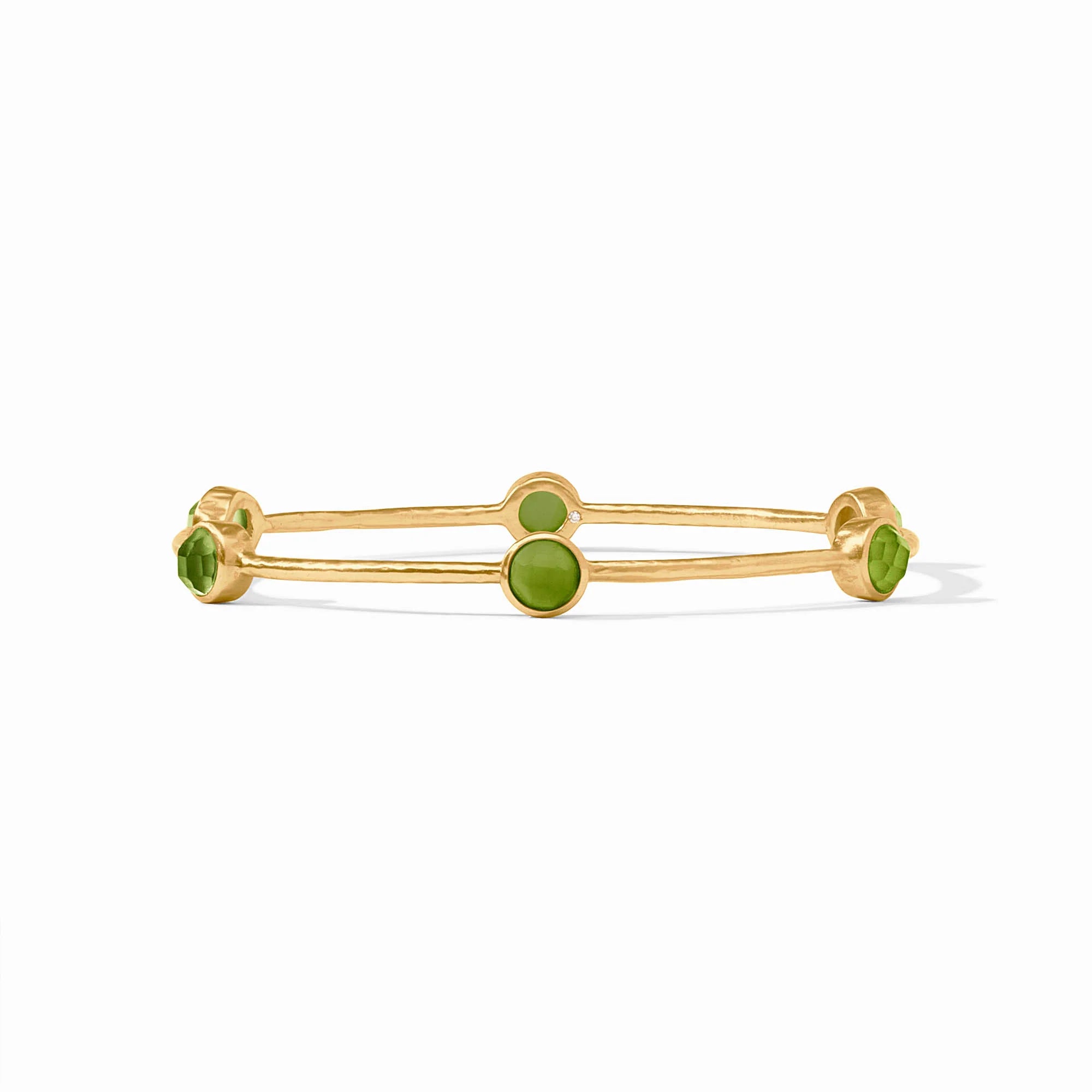 [Julie Vos]Milano Luxe Bangle-Iridescent Palmetto Green-M