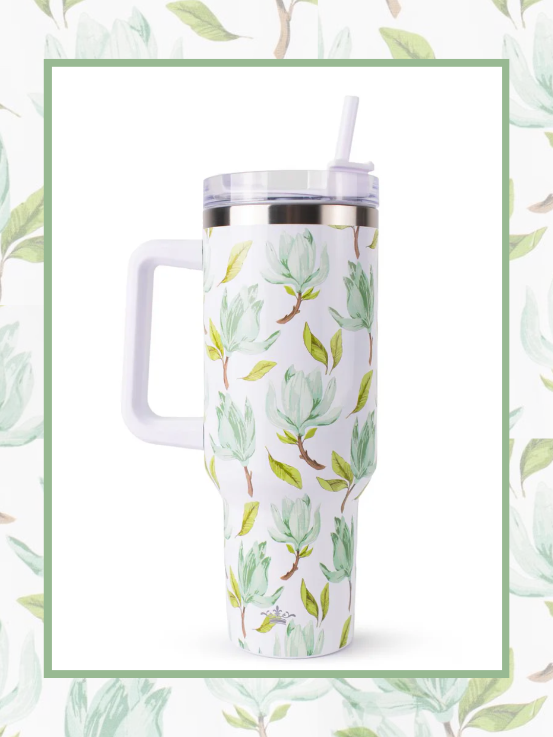 Audrey Tumbler White/Multi - 40 oz