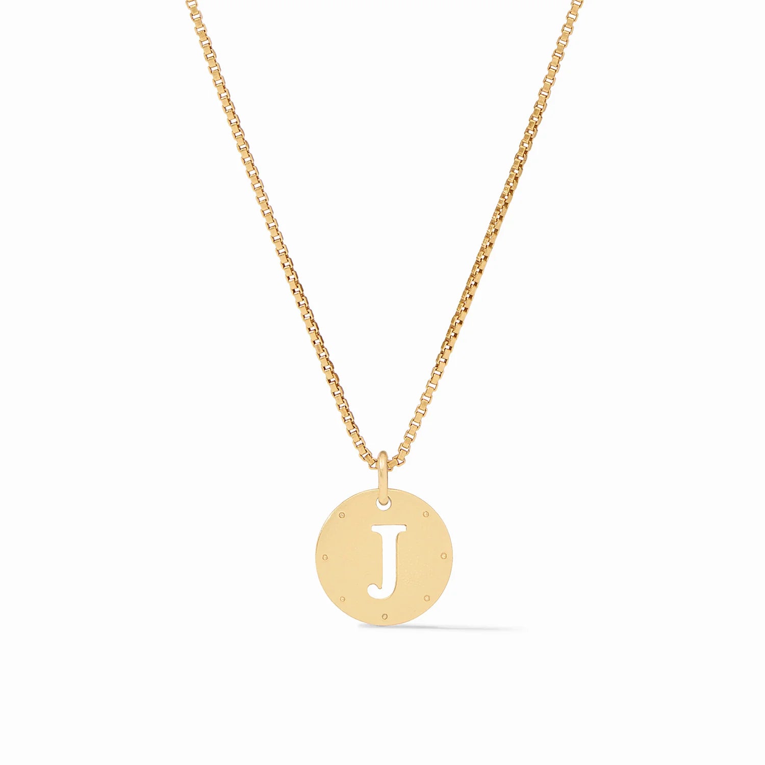 [Julie Vos] Monogram Delicate Necklace-J