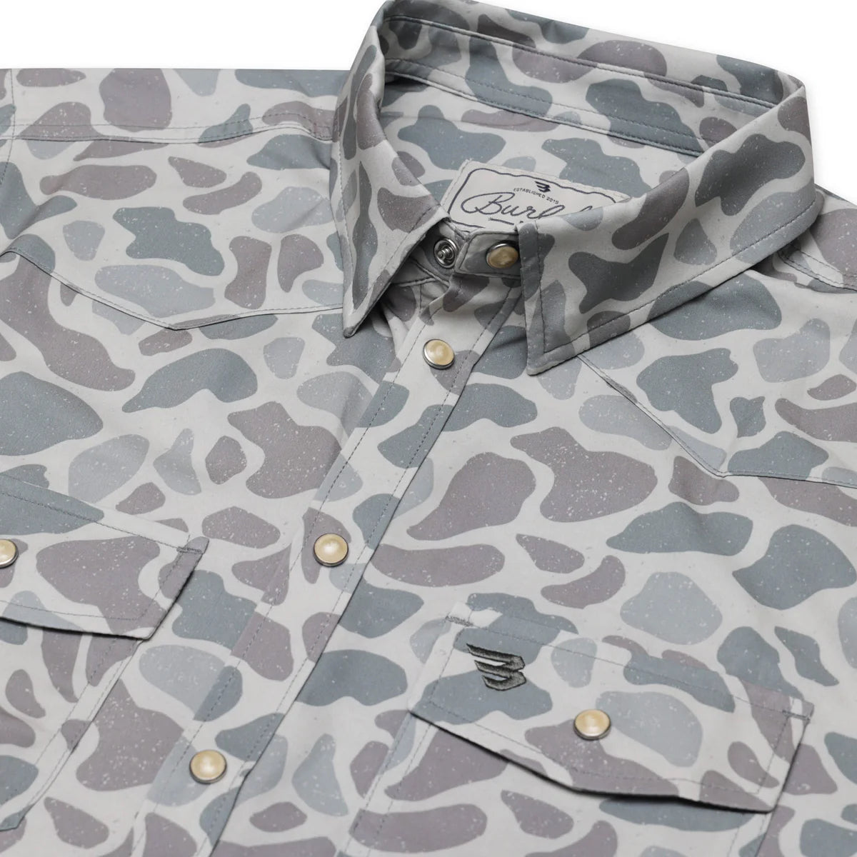 [Burlebo]Performance Western Shirt - Classic Deer Camo