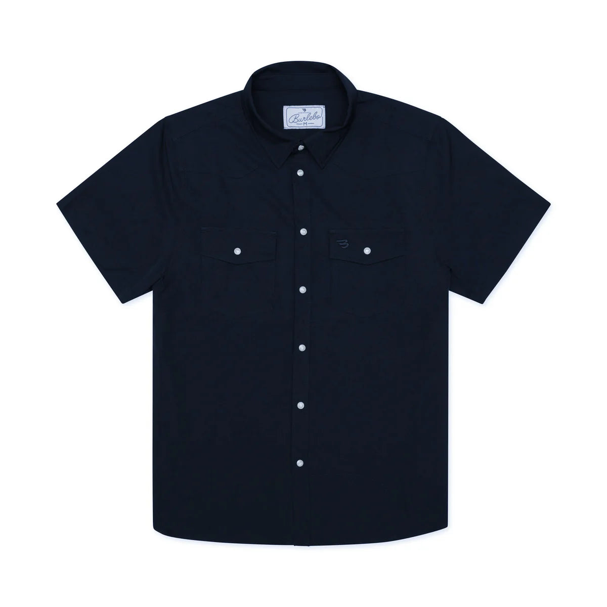 [Burlebo]Performance Western Shirt - Navy