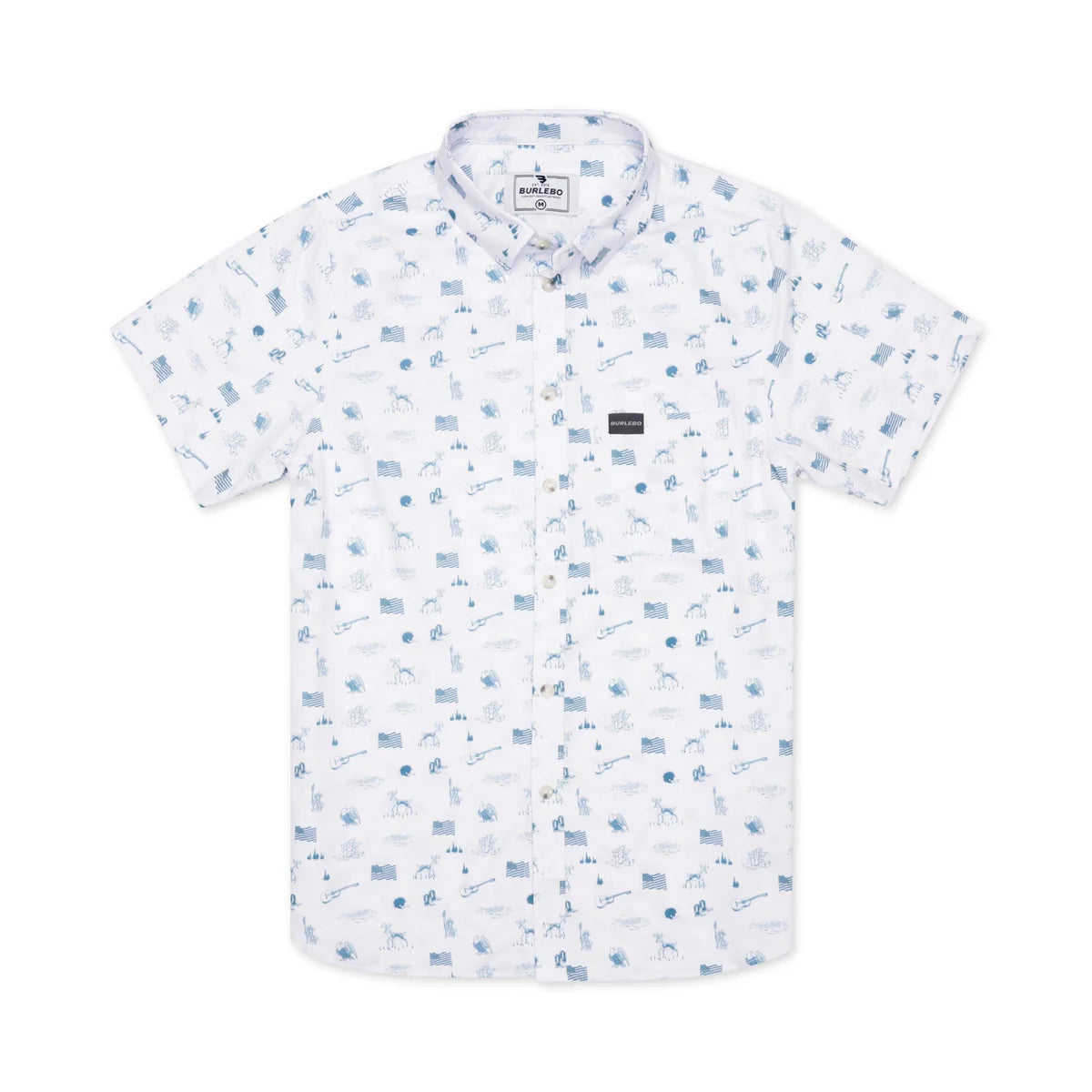 [Burlebo] Performance Button Up - America The Great
