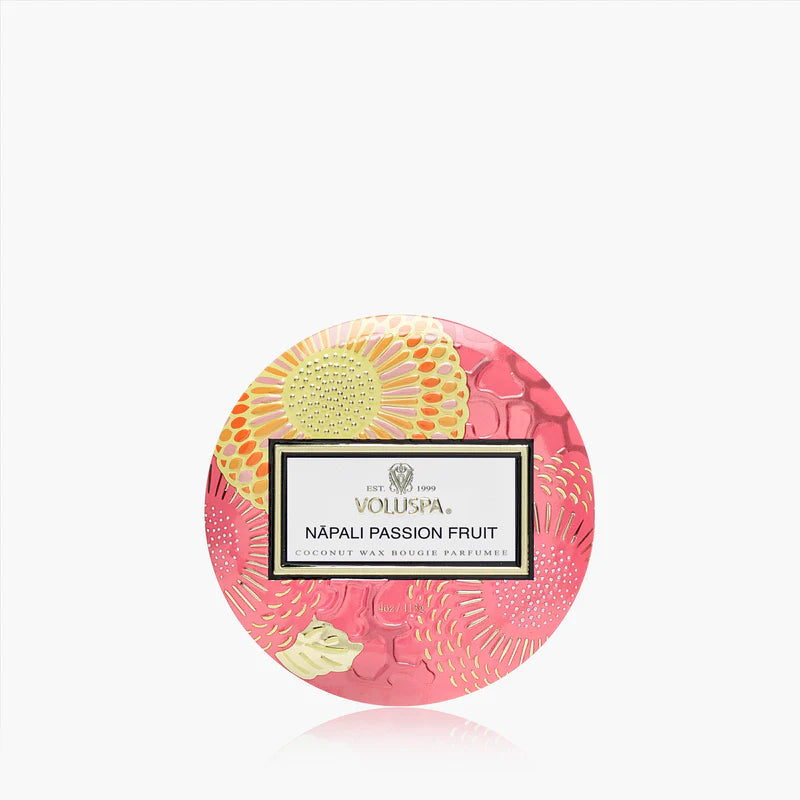 Napali Passion Fruit  Mini Tin Candle - 4oz