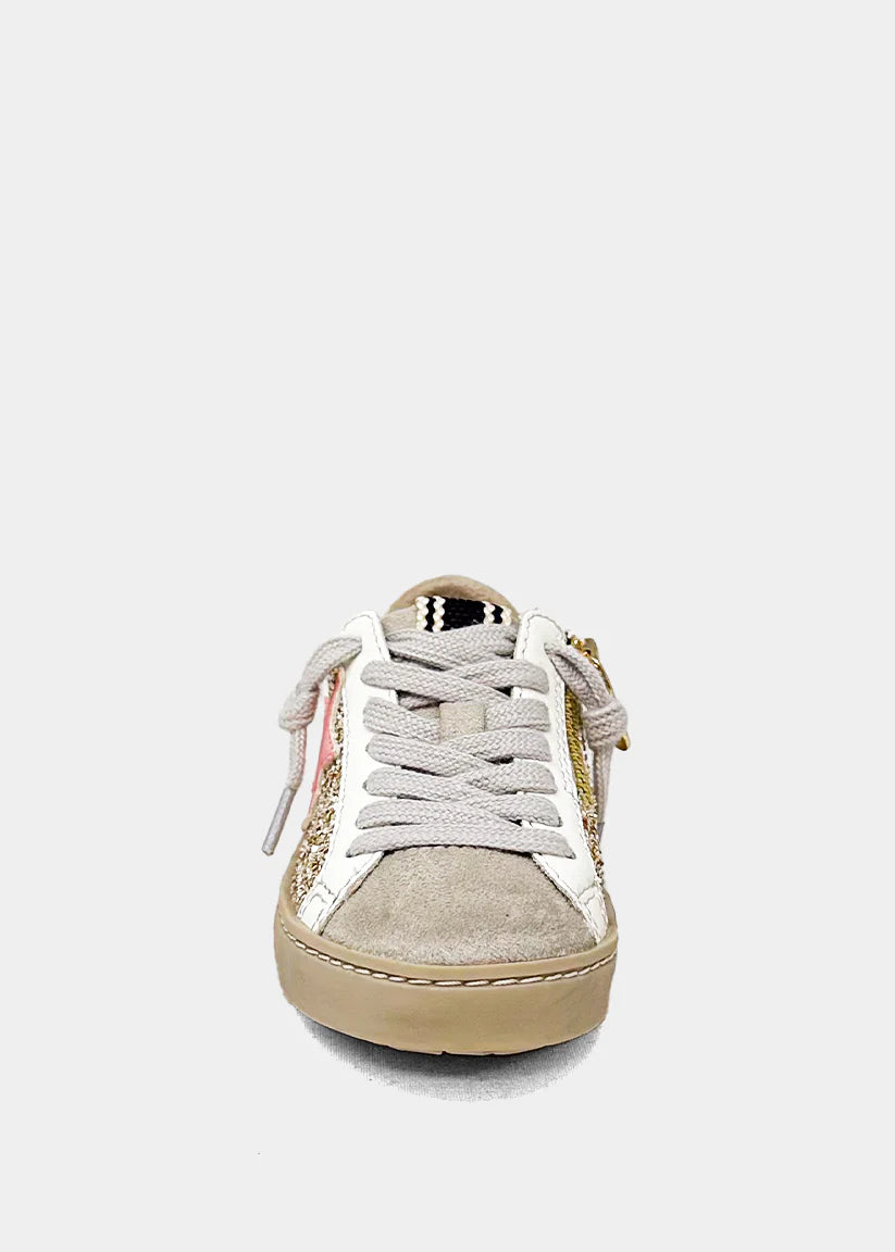 ShuShop Paula Mini Gold Sparkle Sneaker-Toddler