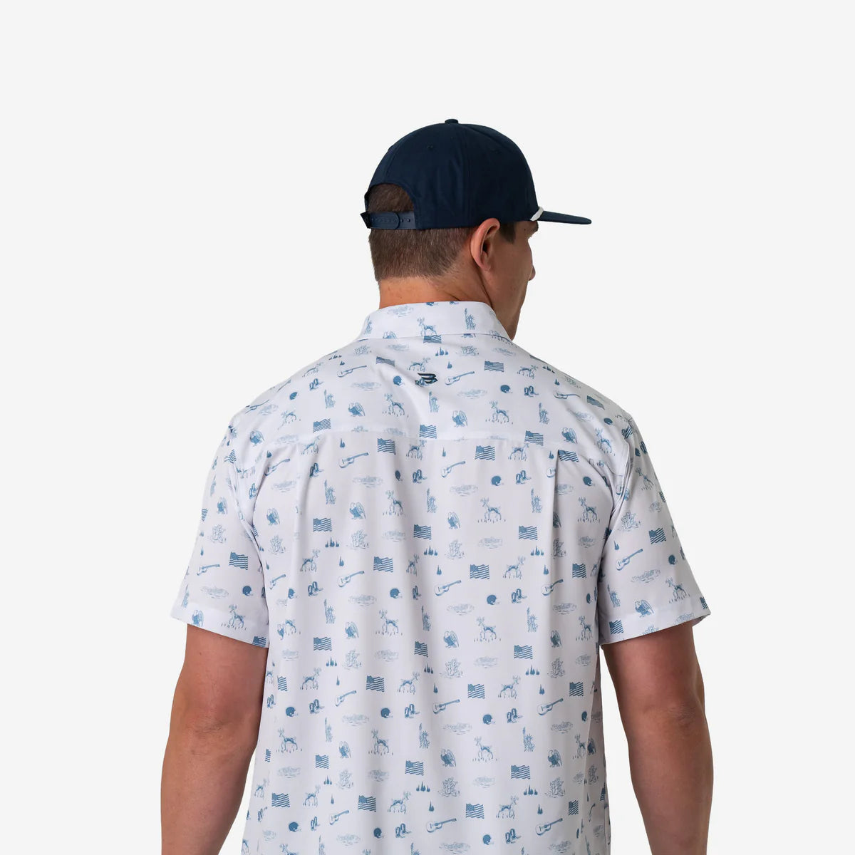 [Burlebo] Performance Button Up - America The Great