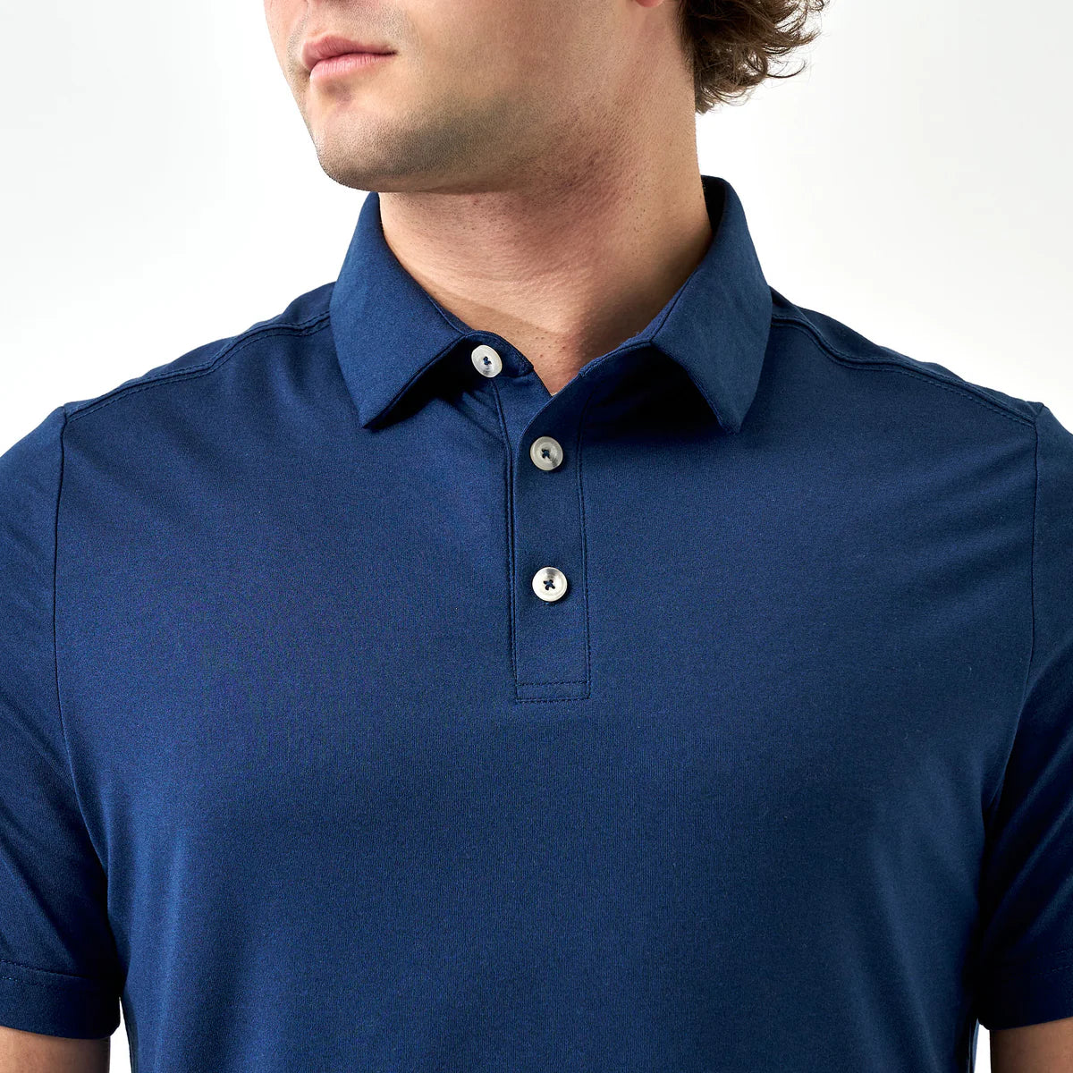 Performance Polo - Heather Navy