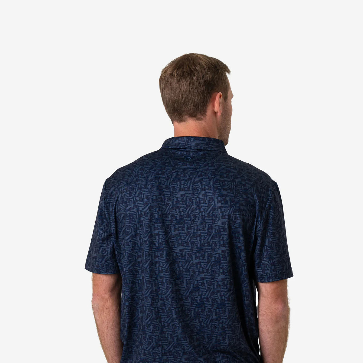 STARS AND STRIPES PERFORMANCE POLO-NAVY