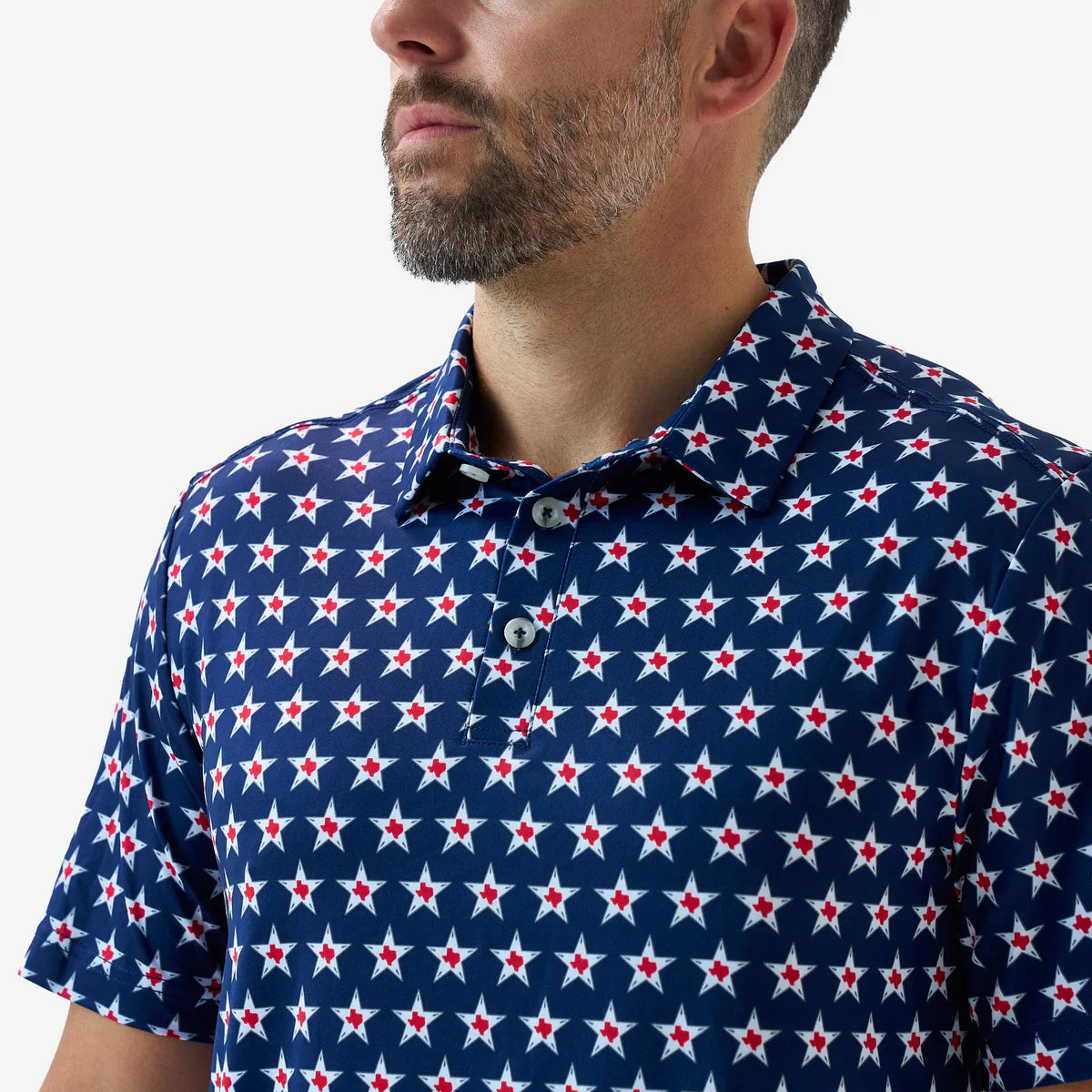 TEXAS VINTAGE PERFORMANCE POLO-NAVY