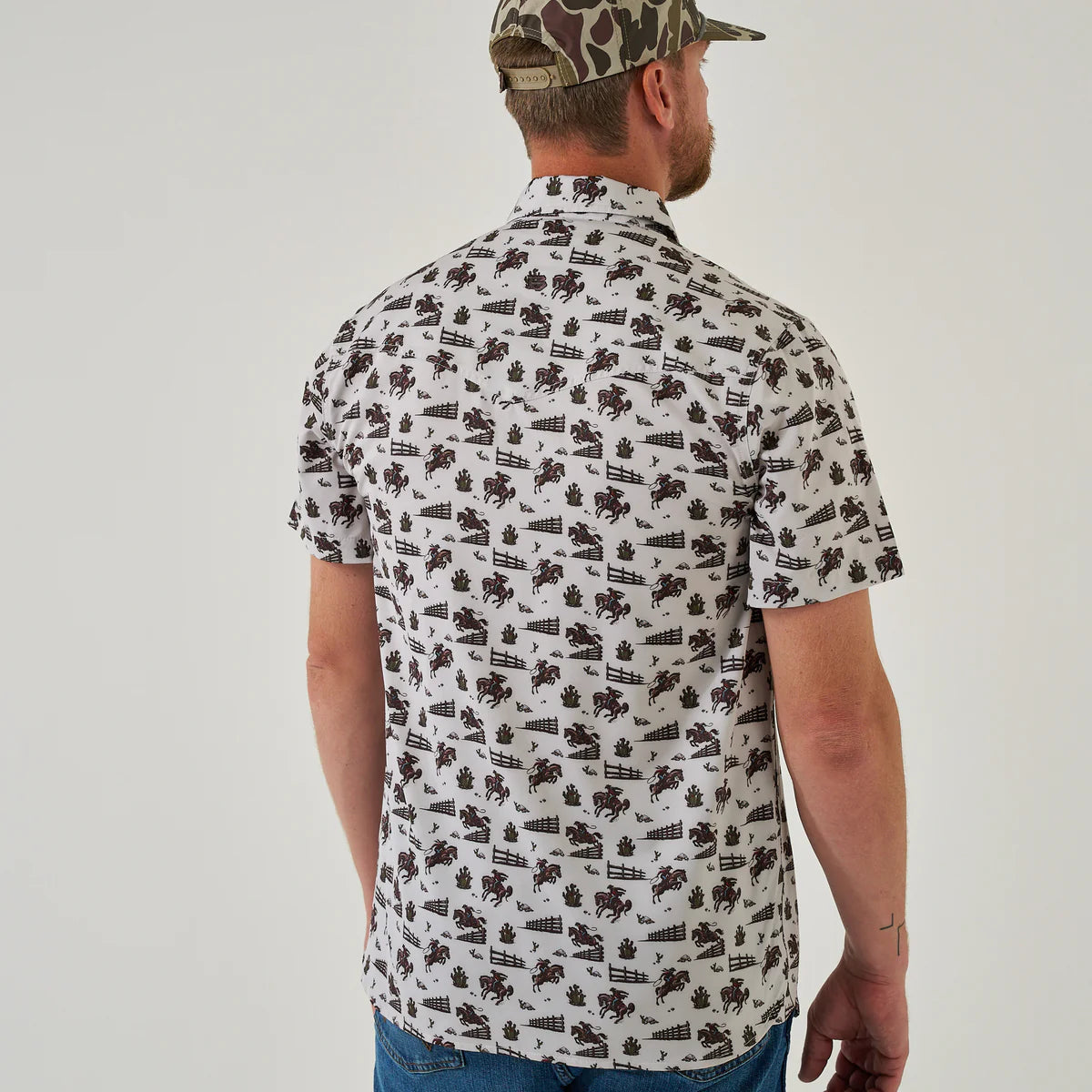 [Burlebo]Performance Western Shirt - Cowboy Country