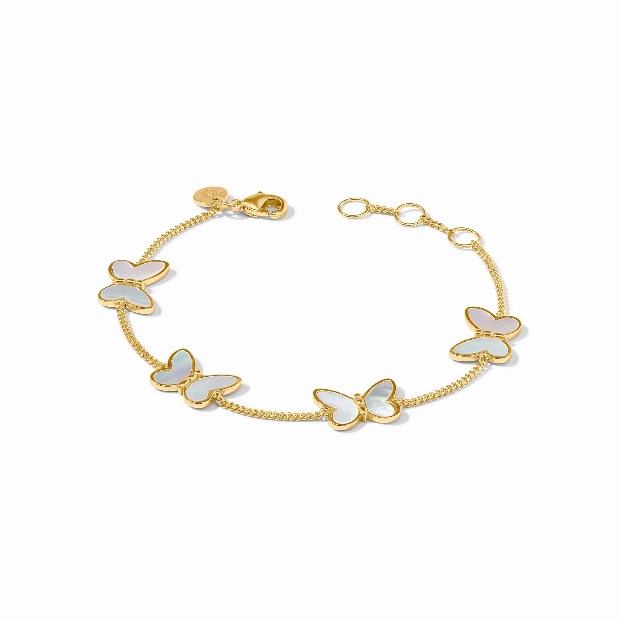 [Julie Vos] Papillon Delicate Bracelet-Gold-Mother of Pearl