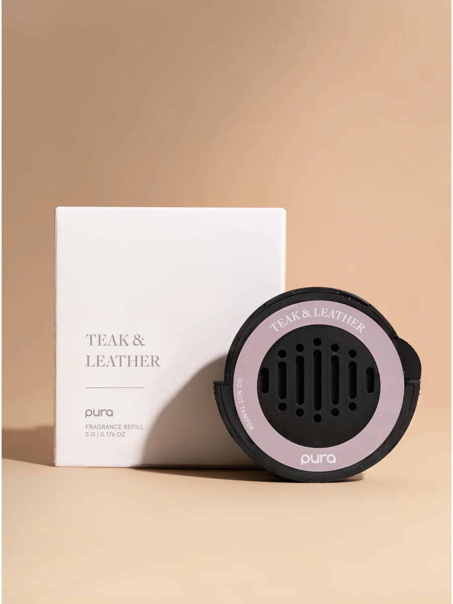 [Pura] Car Diffuser Refill-Teak & Leather