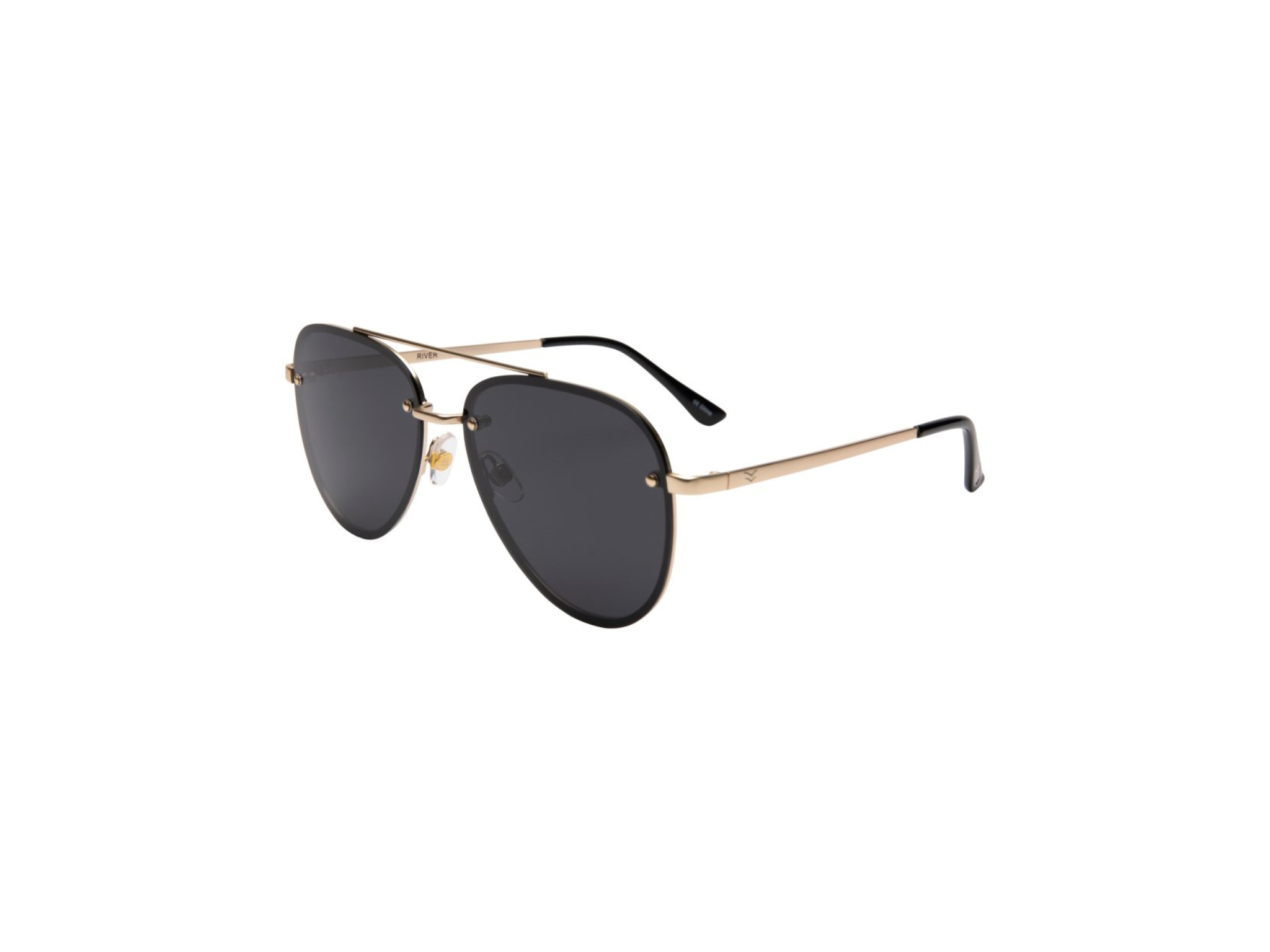 River Sunglasses Gold/Smoke