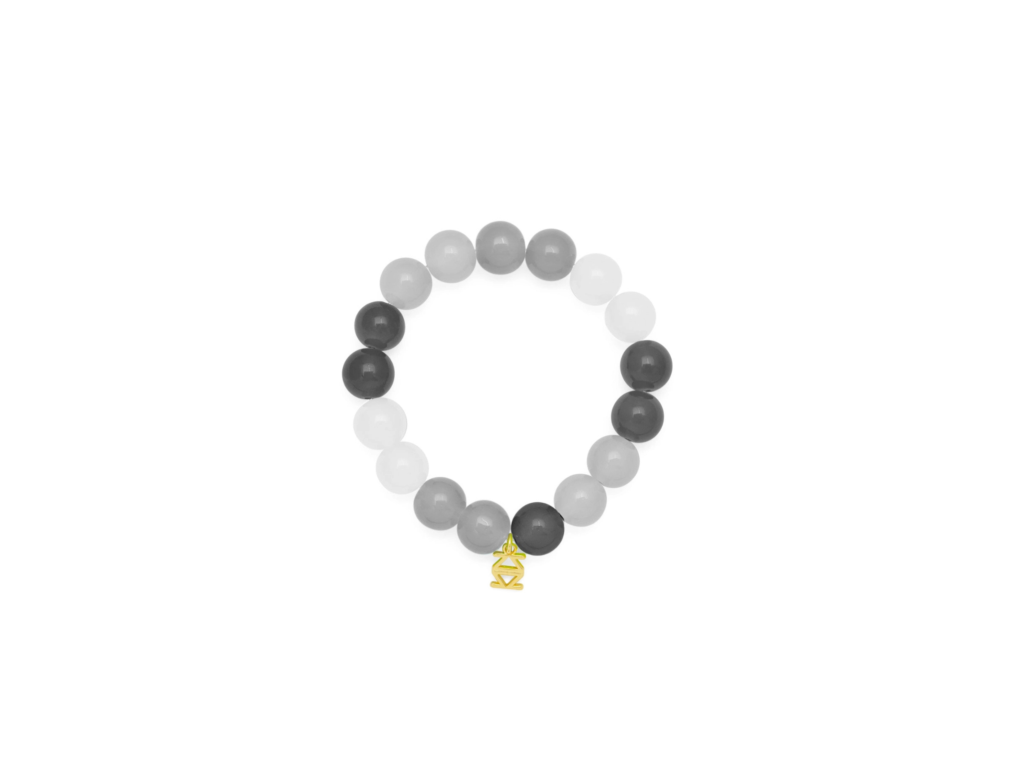 Jody Multicolor Glass Bead Bracelet-Black Multi