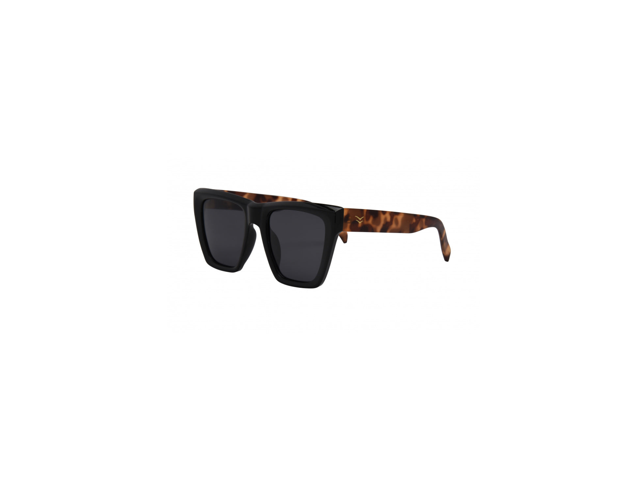 Ava Sunglasses  Black-Blonde Tort/Smoke