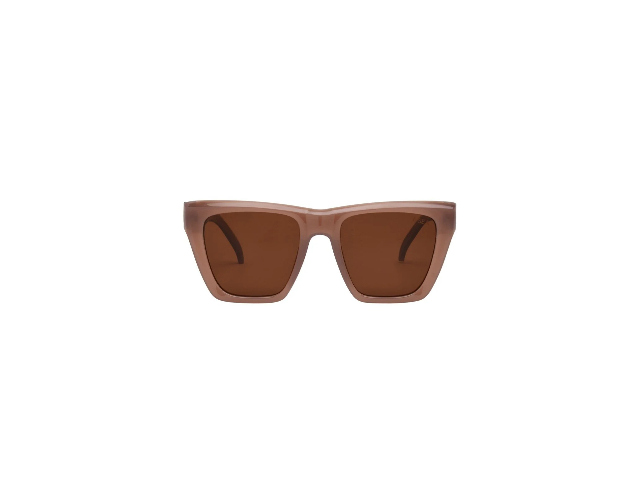 Ava Sunglasses Dusty Rose/Brown