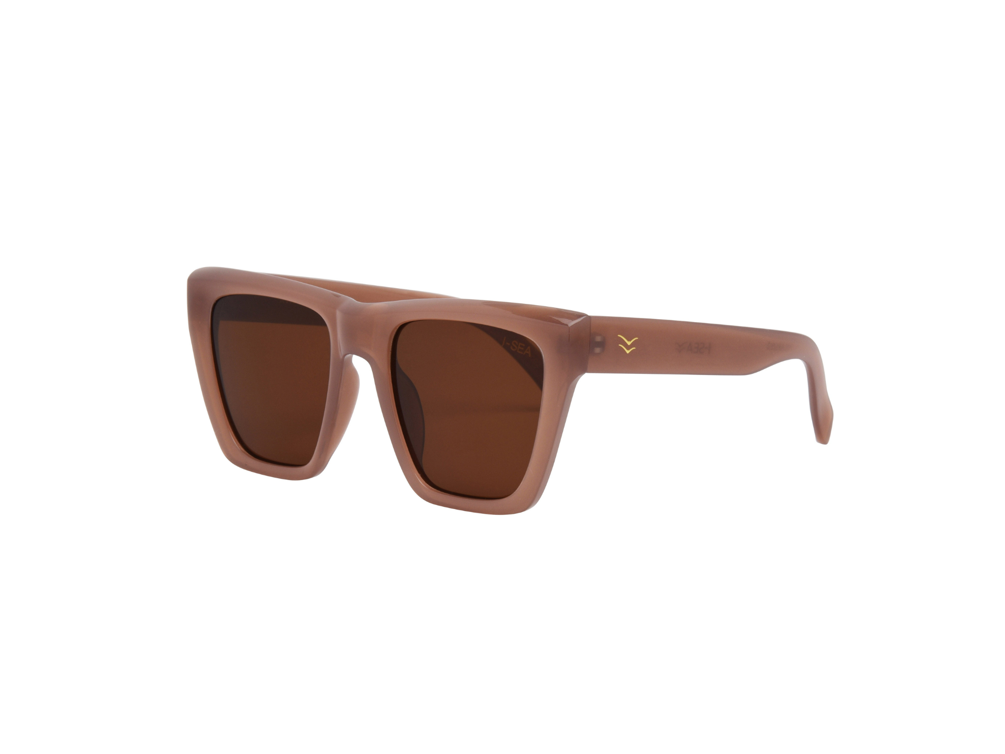 Ava Sunglasses Dusty Rose/Brown