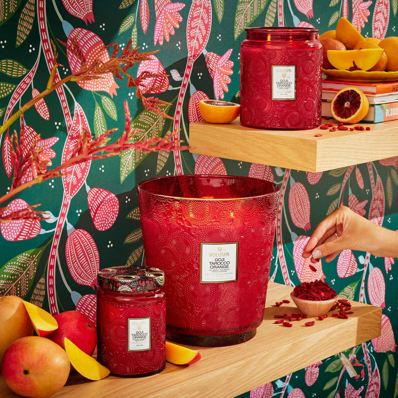 Goji Tarocco Orange Large Candle - 18oz