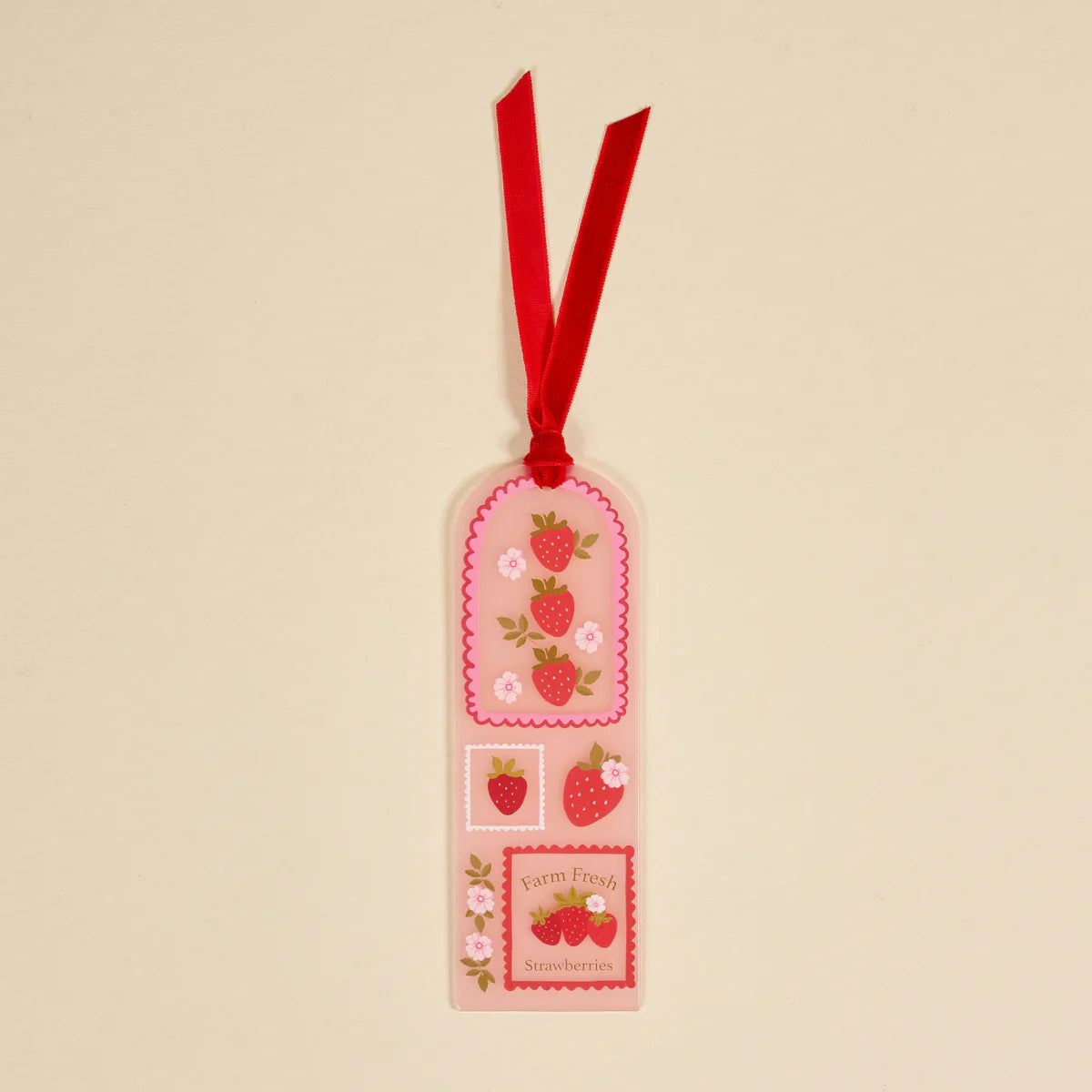 Acrylic Bookmark - Farm Fresh Strawberries