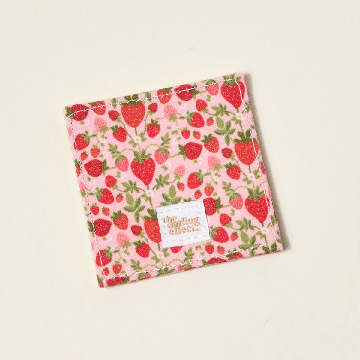 Corner Keeper Fabric Bookmark - Strawberry Fields