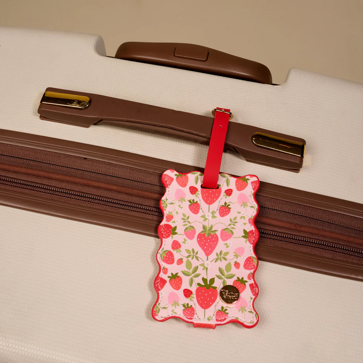Jetsetter Luggage Tag - Strawberry Fields