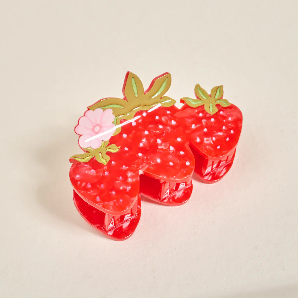 Shape Up Claw Clip - Strawberry Patch