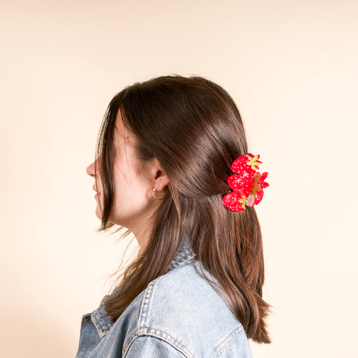 Shape Up Claw Clip - Strawberry Patch