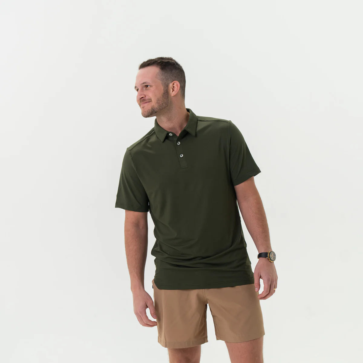 [Burlebo]Performance Polo - Mallard Green