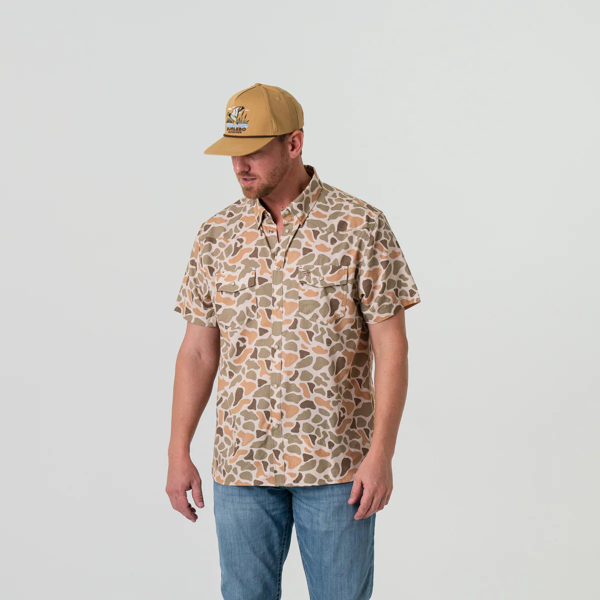[Burlebo] Performance Western Shirt - Venado Camo