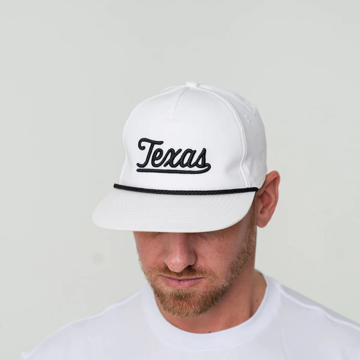[Burlebo] Cap - Texas Script - White
