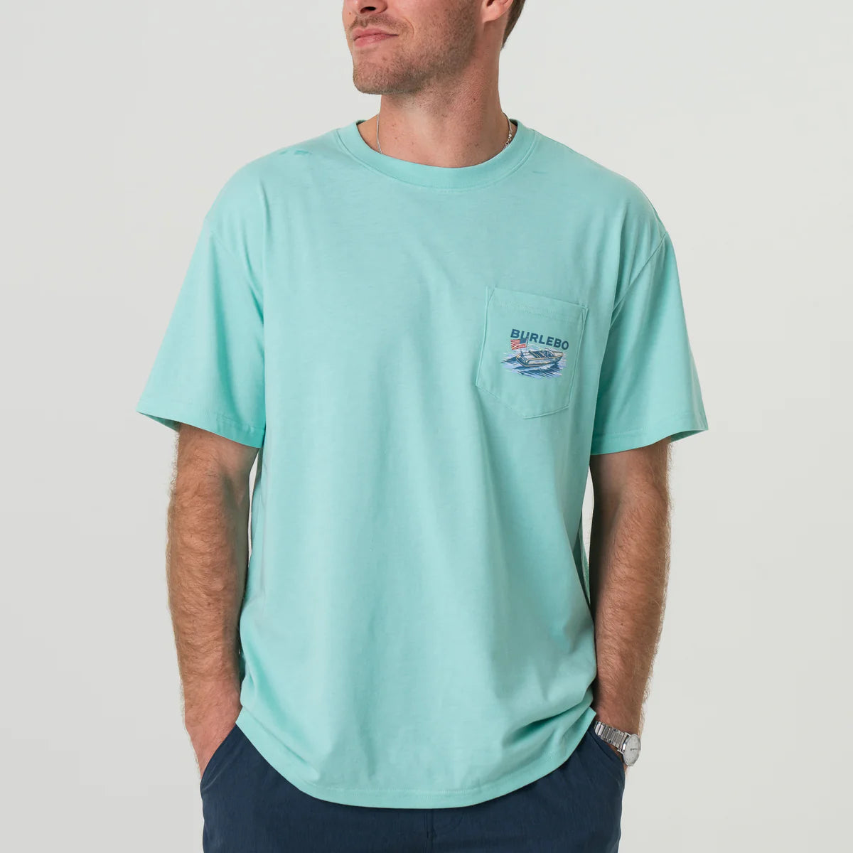 [Burlebo] Lake Weekend Tee - Island Reef