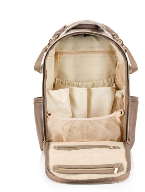 Boss Plus Large Diaper Bag Backpack- Vanilla Latte