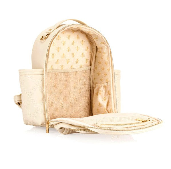 Itzy Mini Plus Diaper Bag- Milk & Honey