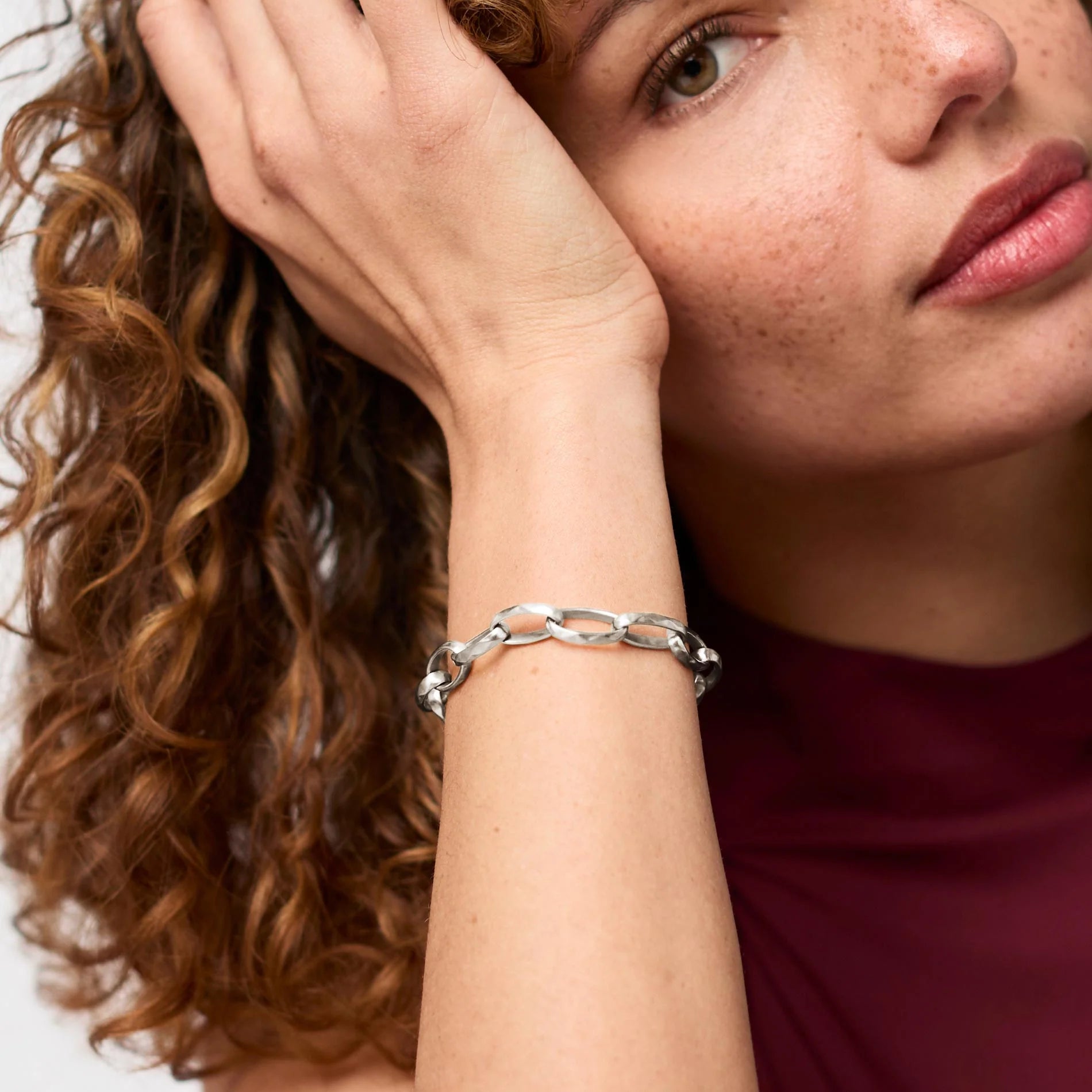 [Julie Vos] Solara Link Bracelet - Silver OS