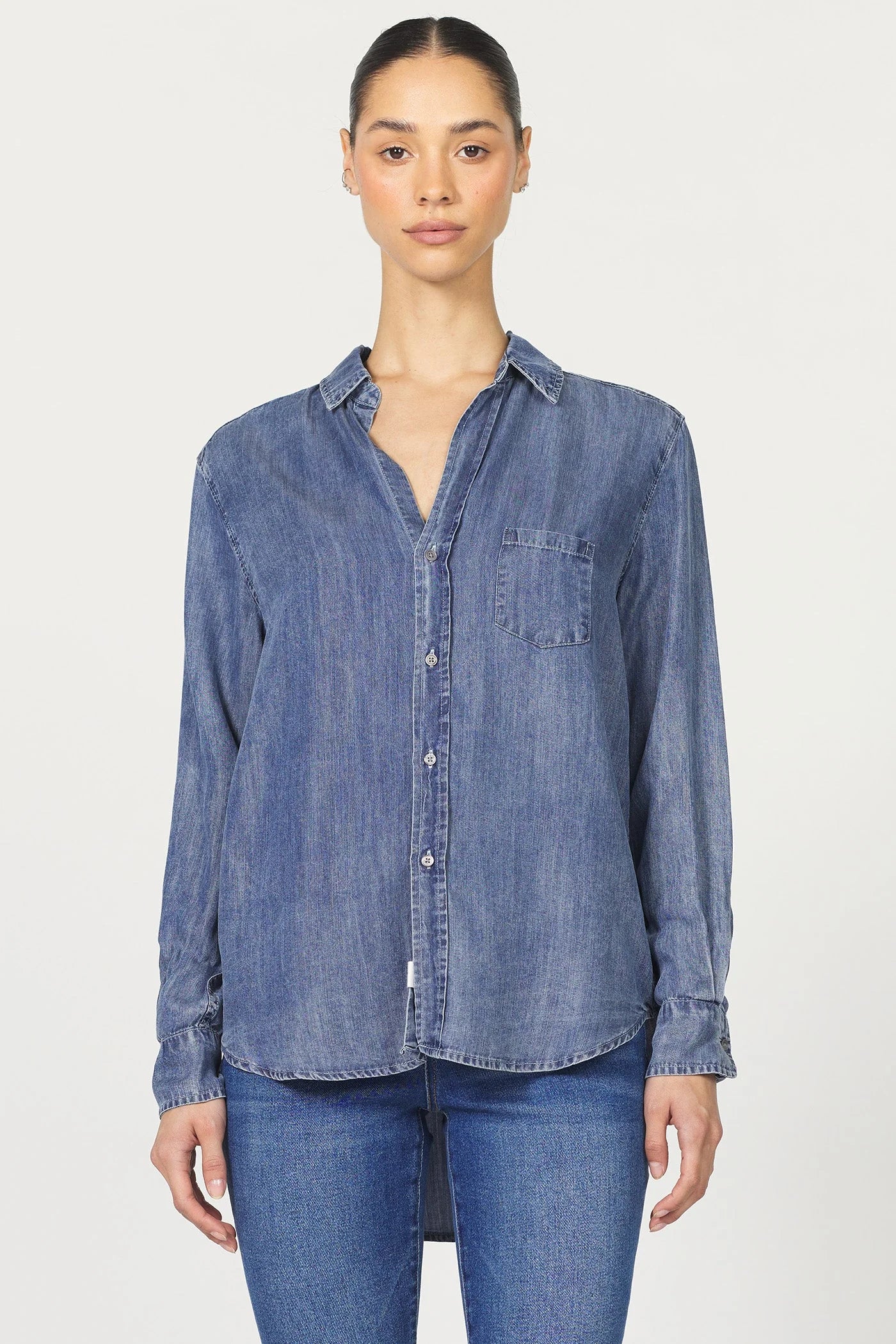 [Dear John] Galina Shirt- Independence Blue