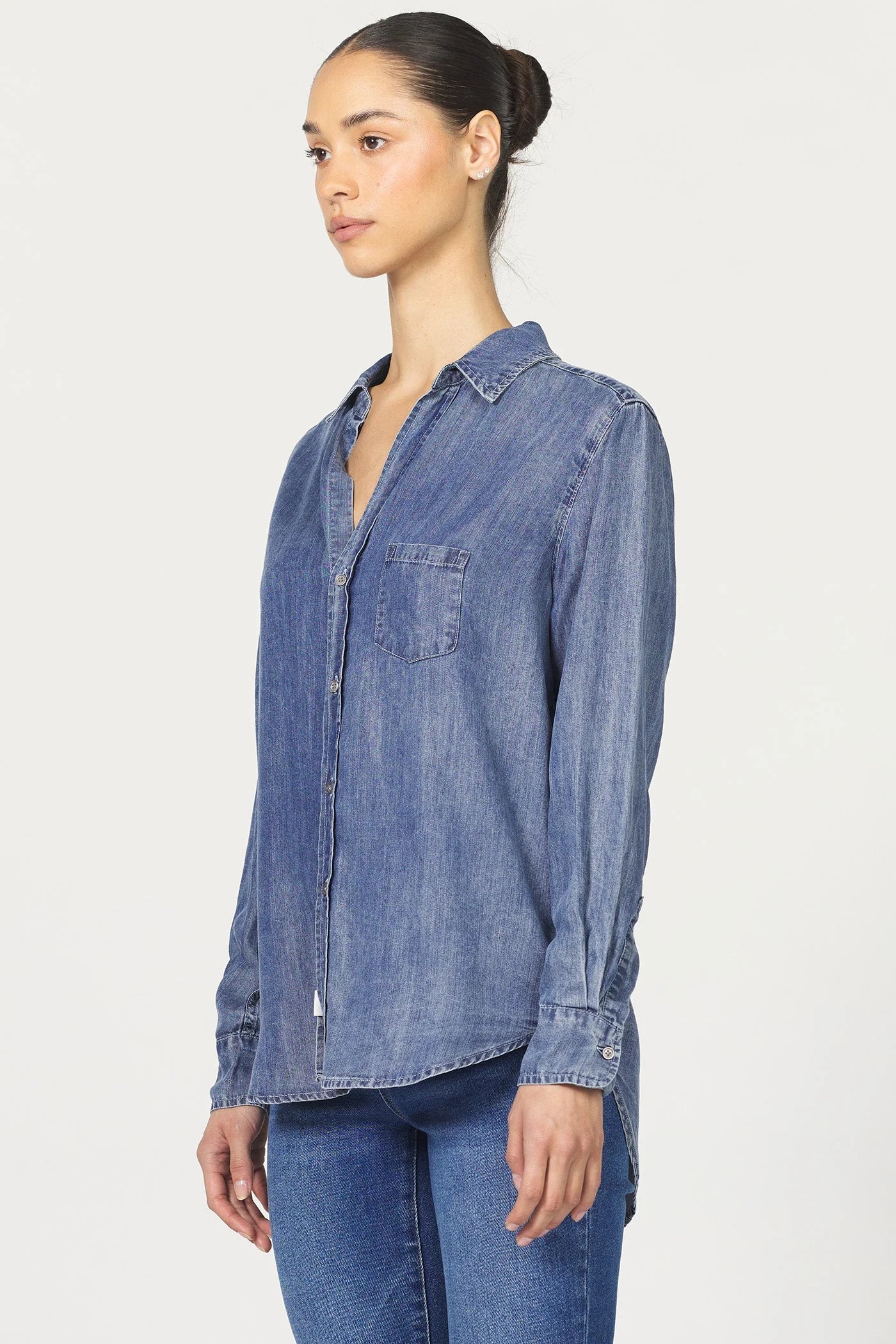 [Dear John] Galina Shirt- Independence Blue