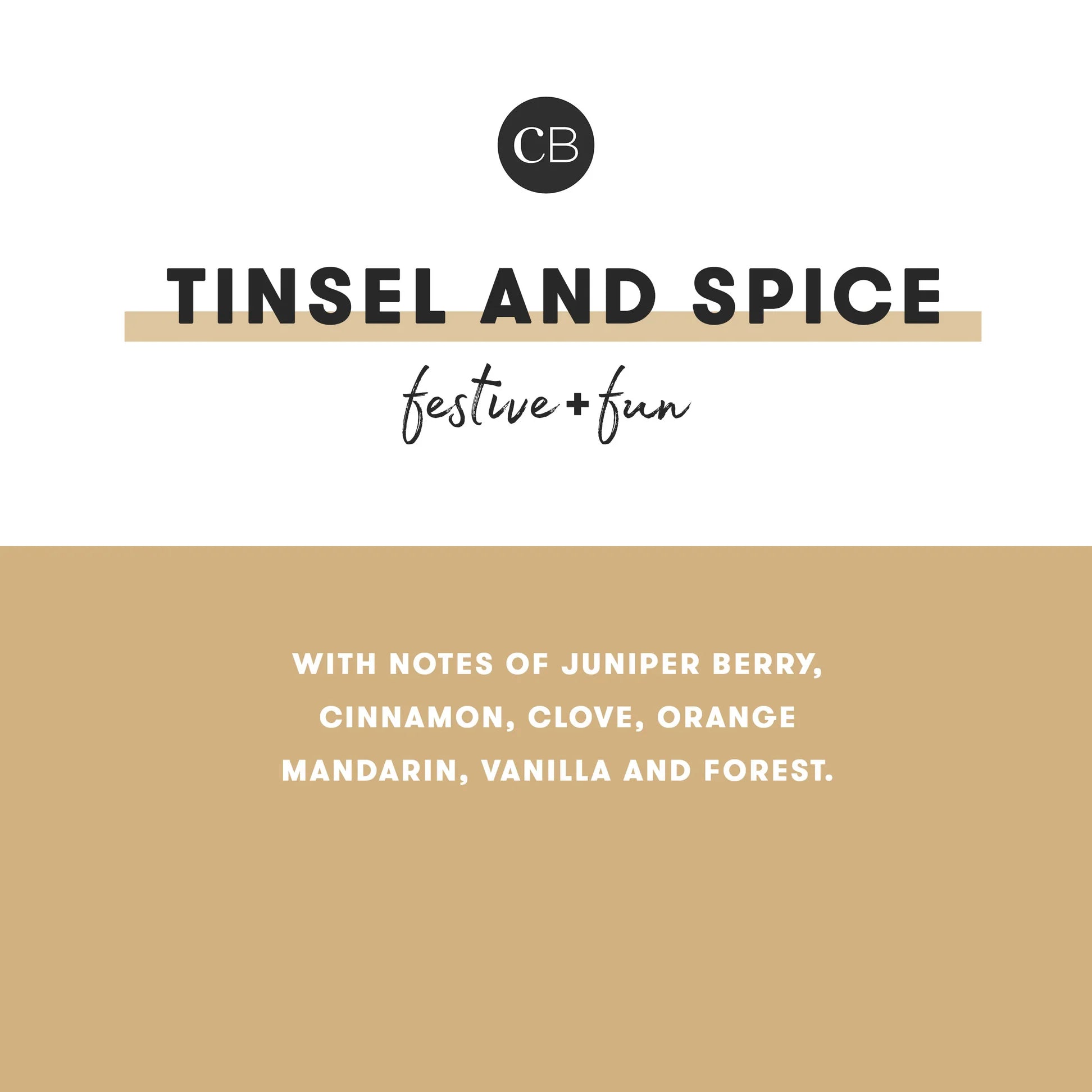 [Capri Blue] Tinsel & Spice Pattern Play Jar- 19 oz