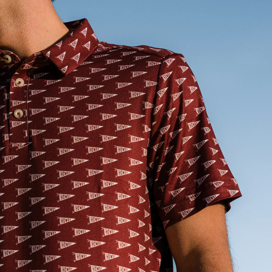 PERFORMANCE POLO  HOWDY PENNANT